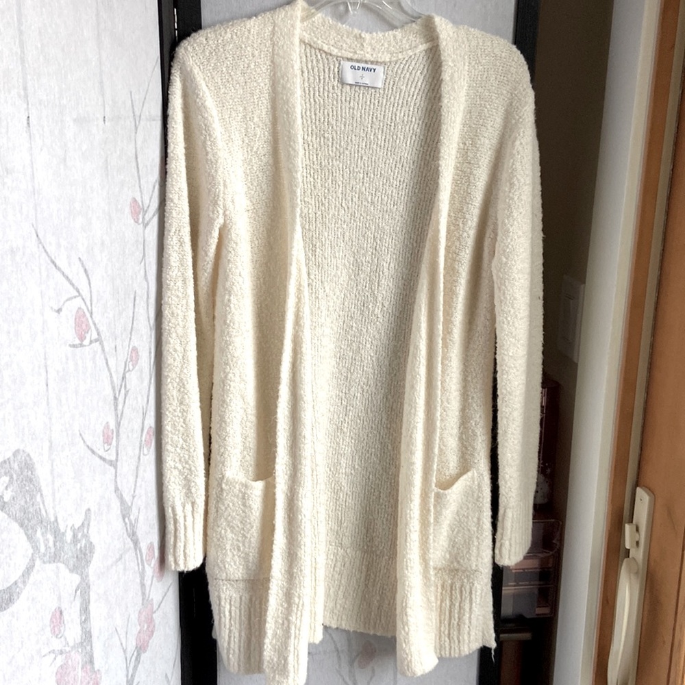 Cute old navy wool blend open cardigan in size S